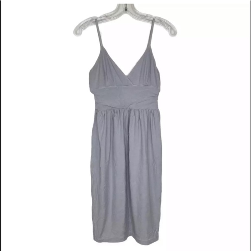 James Peres faux wrap strapless mini dress